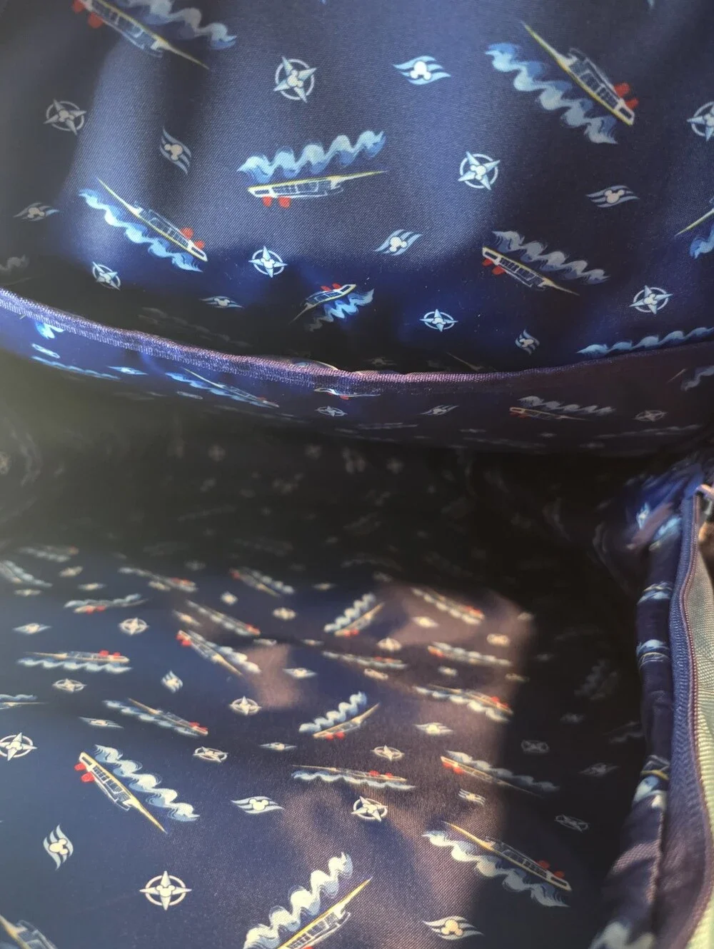 NWT Exclusive Disney cruise line backpack and Wet/dry bag.